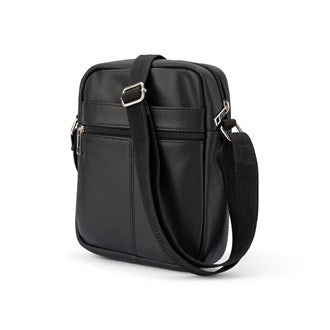 B. - MSG-31 Leather Side Bag - Black