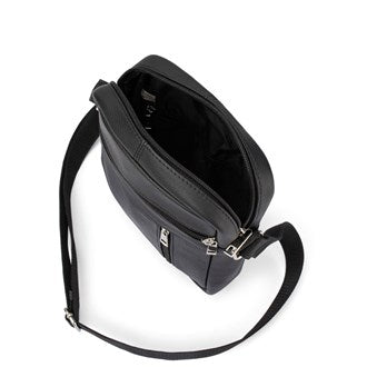 B. - MSG-31 Leather Side Bag - Black