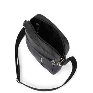 B. - MSG-31 Leather Side Bag - Black