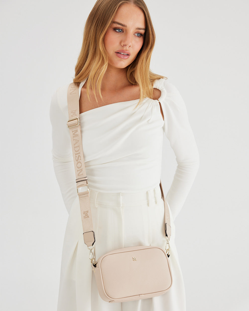 Monica Camera Crossbody Bag + Monogram Bag Strap - 0