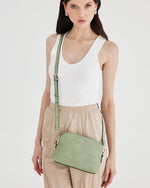 Sophie Curve Top Crossbody Bag + Stripe Bag Strap