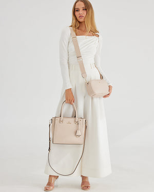Angie Medium 3 Compartment Satchel Bag