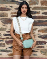 Monica Camera Crossbody Bag + Aztec Bag Strap