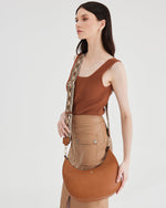 Pia Cresent Shoulder Bag With Crossbody Strap + Aztec Strap