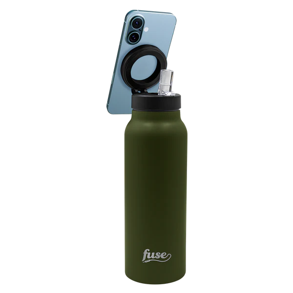 Fuse - Mag 750ML Bottle W Phone Stand - Khaki