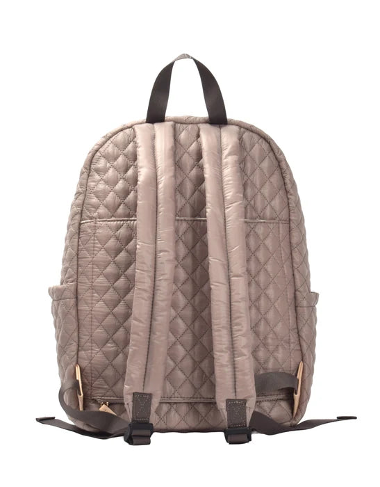 Tosca - MET981 Metro Fashion Quilted15in Laptop Backpack - Magnet
