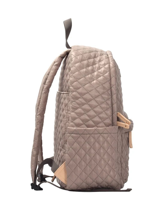 Tosca - MET981 Metro Fashion Quilted15in Laptop Backpack - Magnet