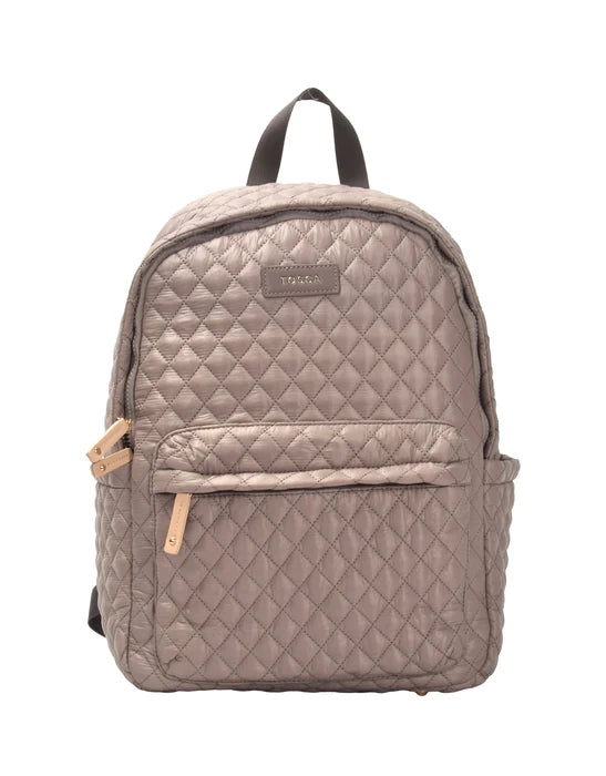 Tosca - MET981 Metro Fashion Quilted15in Laptop Backpack - Magnet