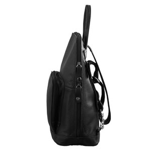 Milleni - NL10767 Leather Backpack - Black-3