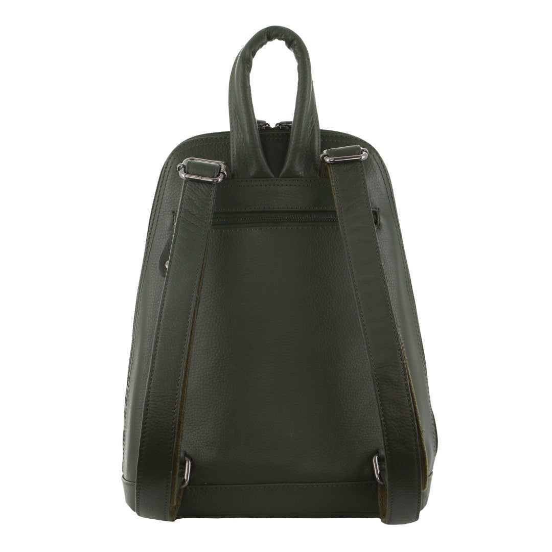 Milleni - NL10767 Ladies Leather Backpack - Grape Leaf-3