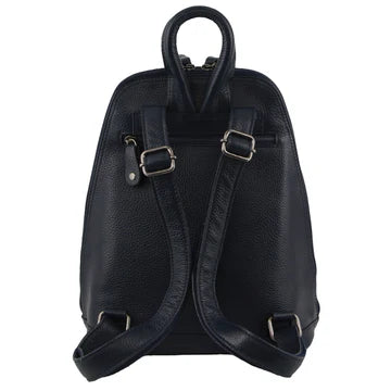 Milleni - NL10767 Ladies Leather Backpack - Navy