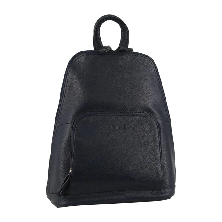 Milleni - NL10767 Ladies Leather Backpack - Navy-1