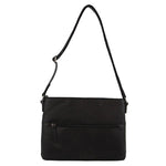 Milleni - NL3735 Ladies Leather crossbody - Black