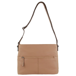 Milleni - NL3735 Ladies Leather Crossbody - Burro