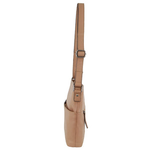 Milleni - NL3735 Ladies Leather Crossbody - Burro