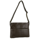 Milleni - NL3735 Ladies Leather crossbody - Grape leaf