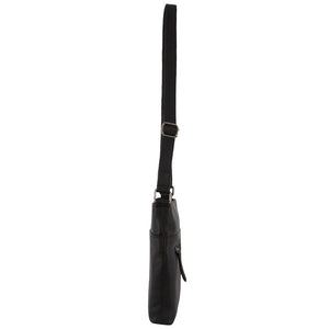 Milleni - NL3739 Ladies Leather N/S Crossbody - Black
