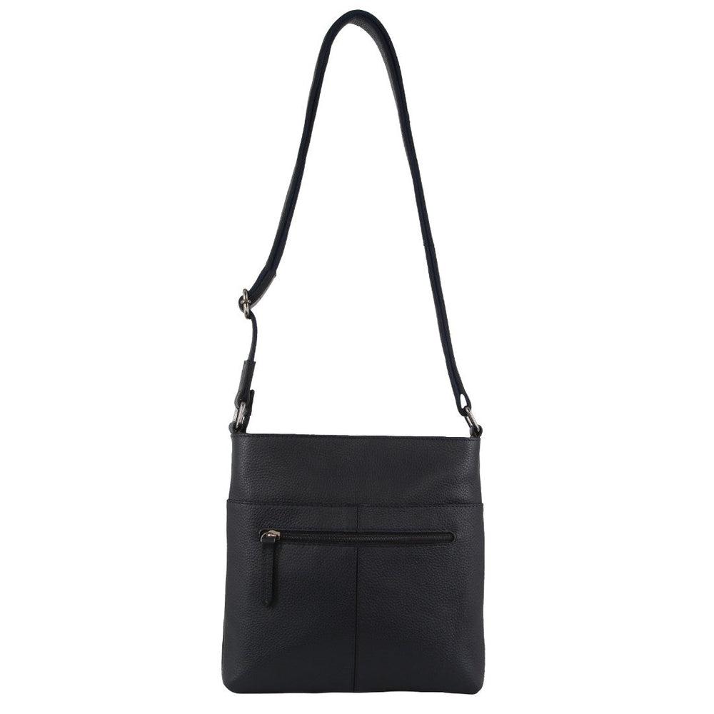 Milleni - NL3739 Ladies Leather N/S Crossbody - Navy