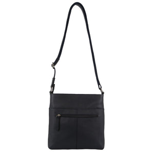 Milleni - NL3739 Ladies Leather N/S Crossbody - Navy