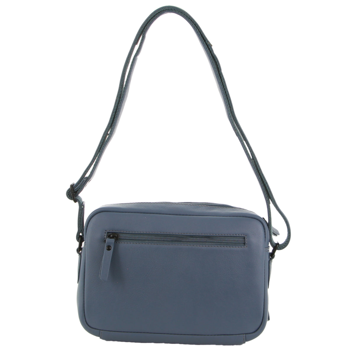 Milleni - NL3871 Small leather sidebag - Teal-1