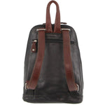 Milleni - NL10767 Leather Backpack - Black/Chesnut