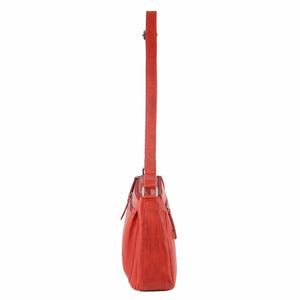 Milleni - NL9426 2section leather handbag - RED-2