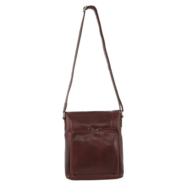 Milleni - NL9470 Leather Handbag - Chestnut-3