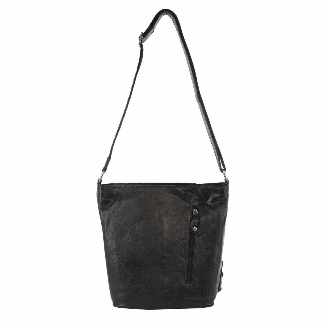Milleni - NL9801 Leather Cross-Body - Black
