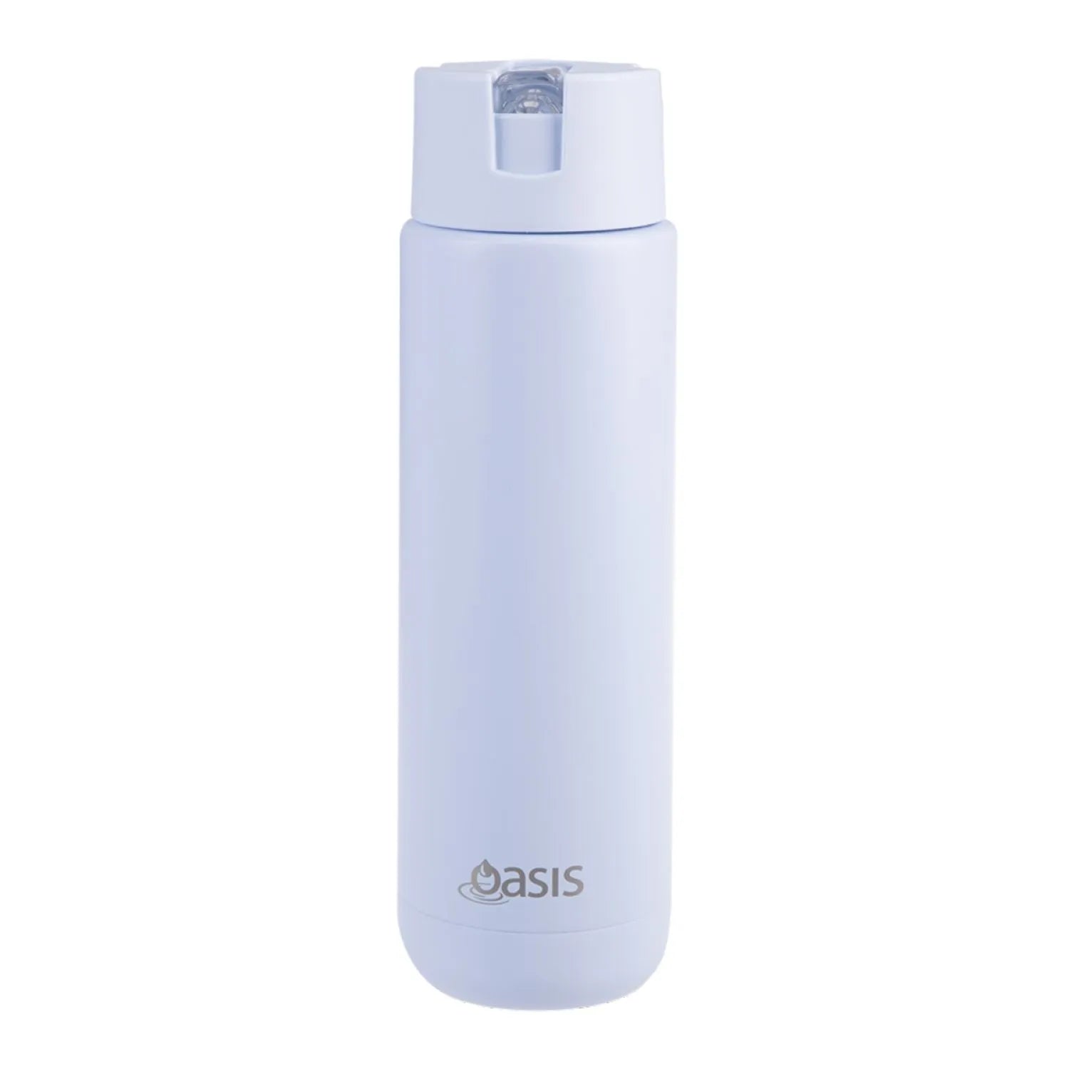 Oasis - 8867 MODA 700Ml Ceramic tripple wall insulated Bottle w Straw - Periwinkle