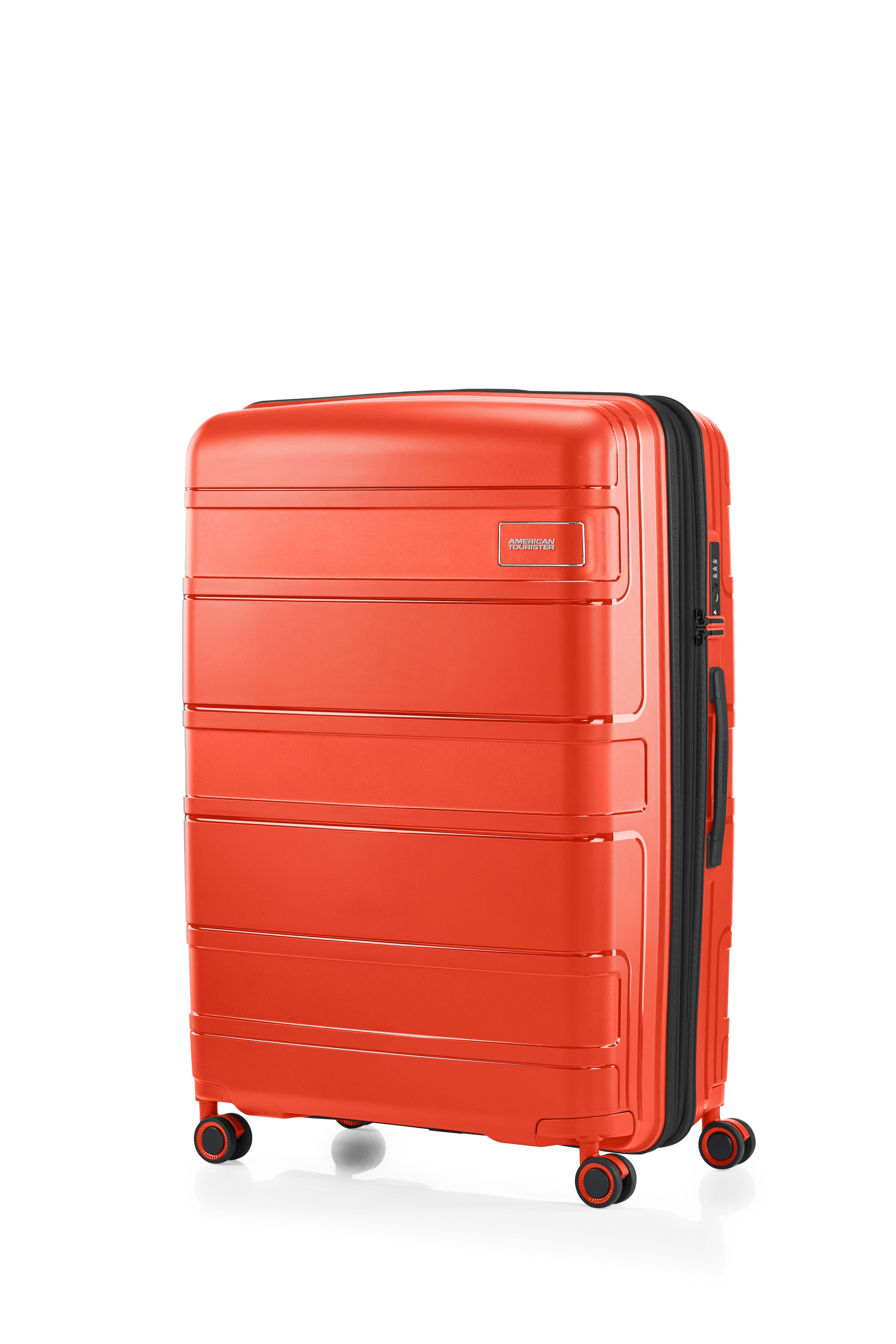 American Tourister - Light Max 82cm Large Spinner - Flame Orange