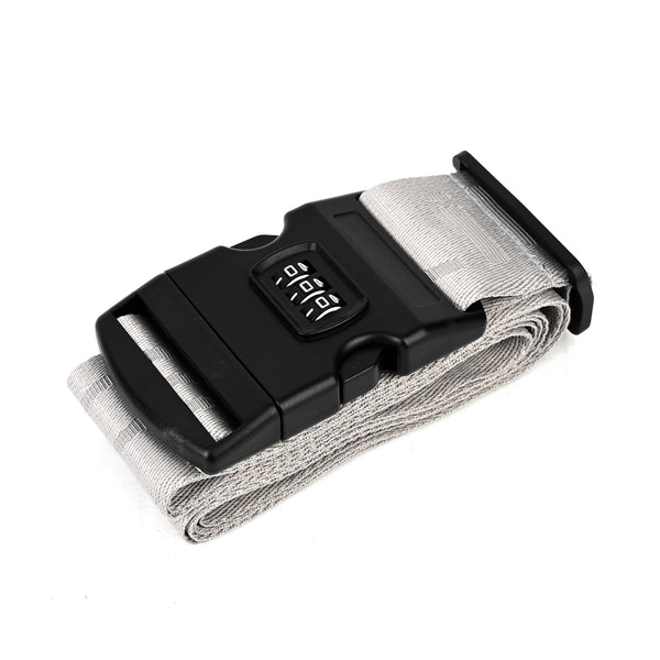 Paklite - PA223 Combo Lock Luggage Strap - Grey