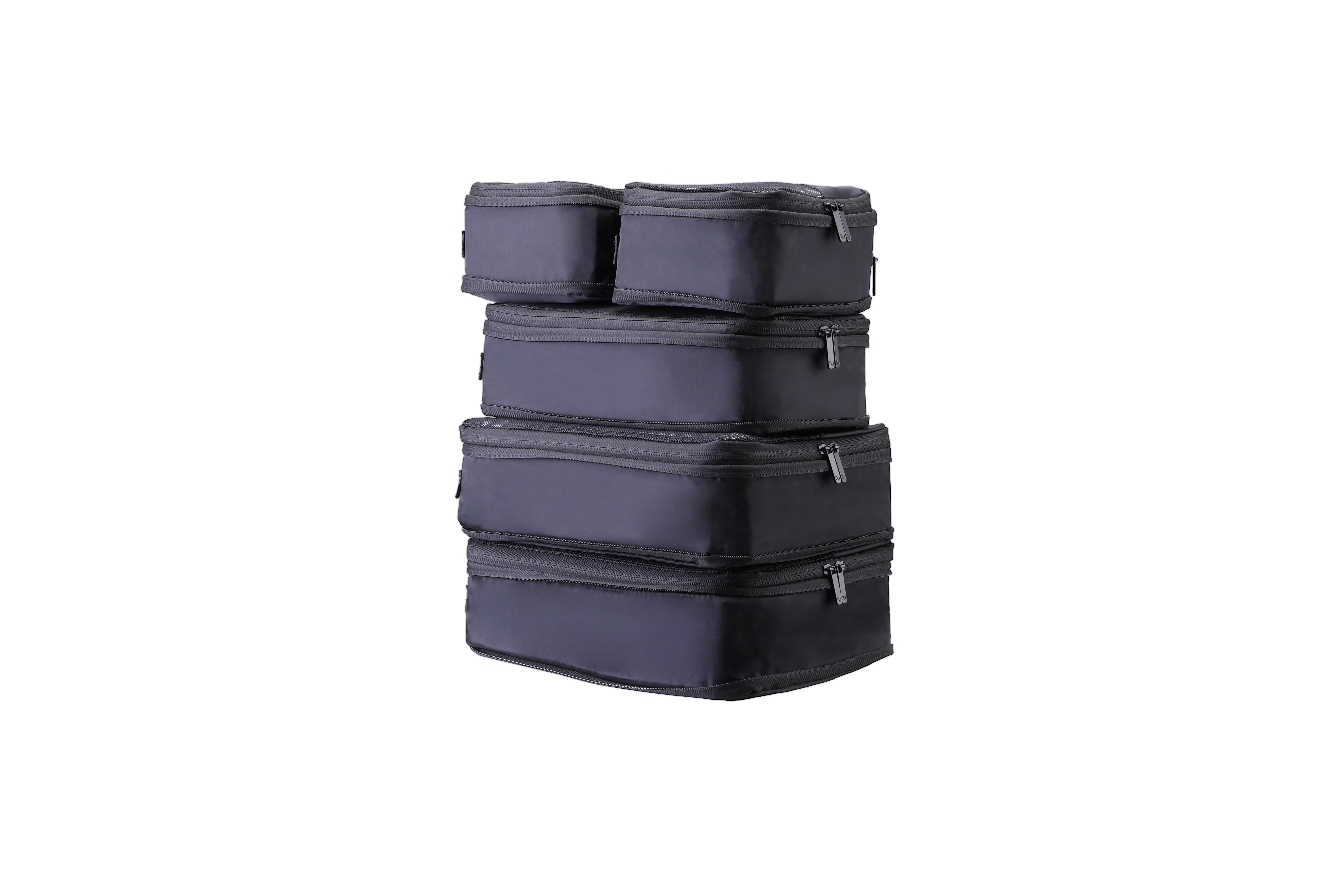 Paklite - PA225 5 piece Compression Packing Cube Set - Black
