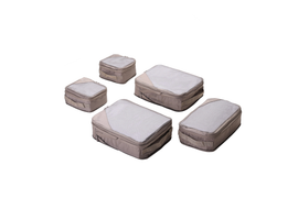 Paklite - PA225 5 piece Compression Packing Cube Set - Clay