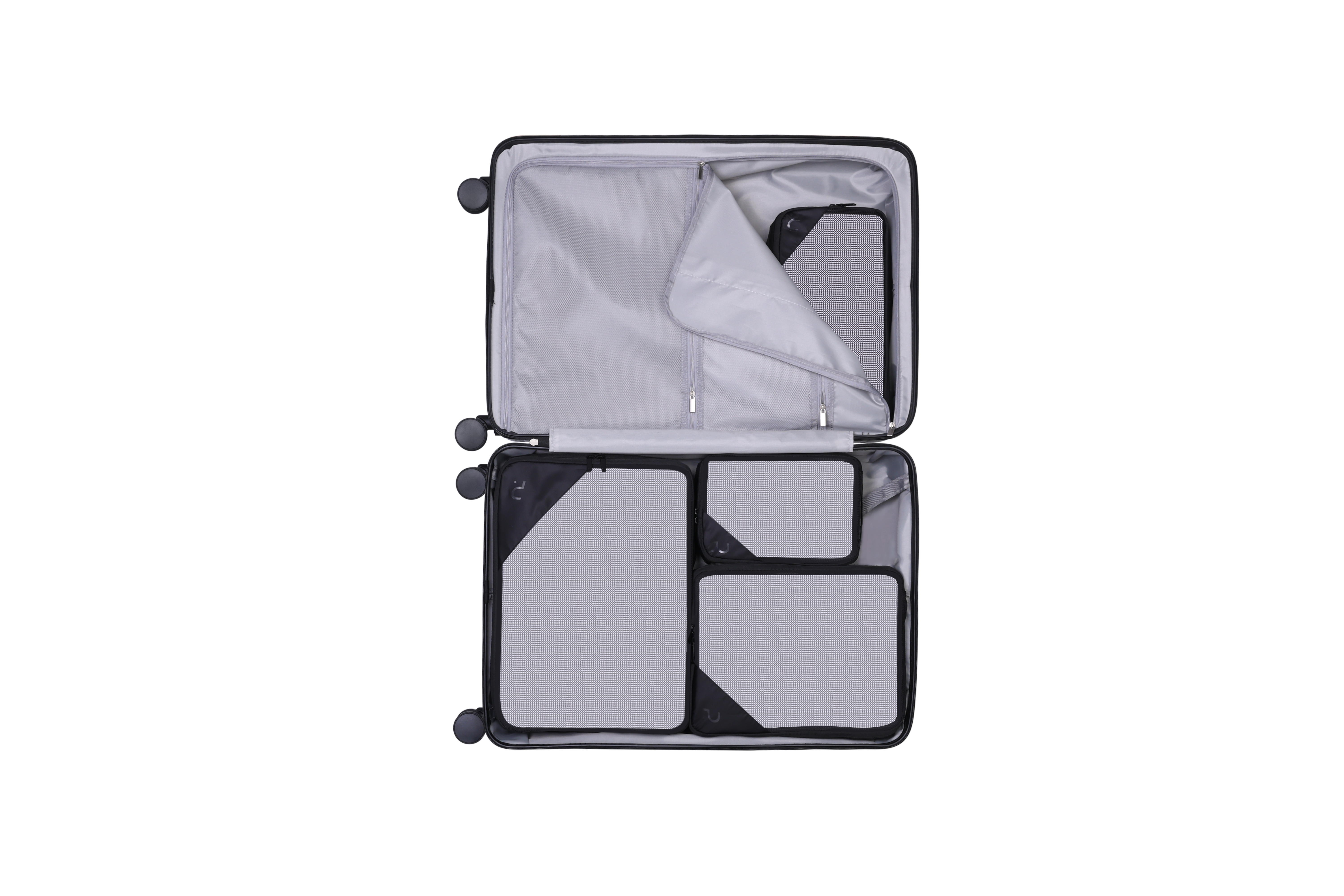 Paklite - PA229 4 piece Packing Cube Set - Black