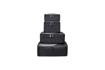 Paklite - PA229 4 piece Packing Cube Set - Black - 0