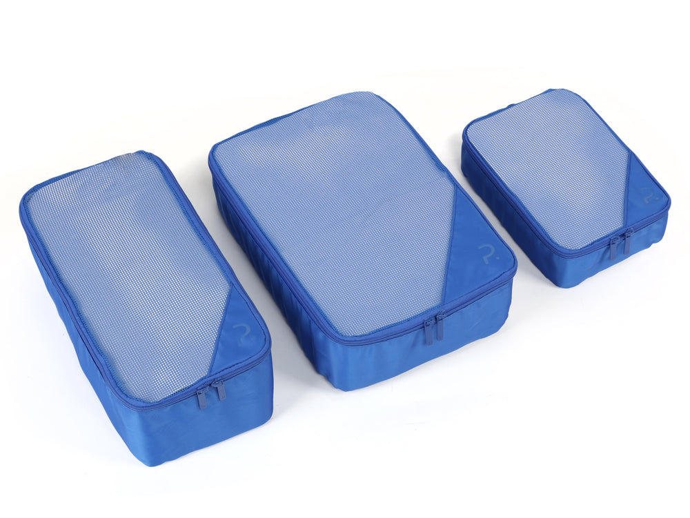 Paklite - PA235 Set 3 Packing Cubes L-M-S - Blue