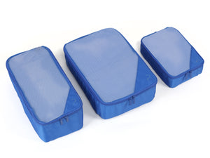 Paklite - PA235 Set 3 Packing Cubes L-M-S - Blue