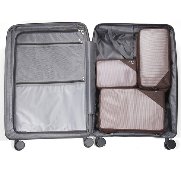 Paklite - PA235-D Set 3 Packing Cubes L-M-S - Choc