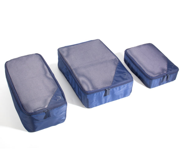 Paklite - PA235 Set 3 Packing Cubes L-M-S - Navy