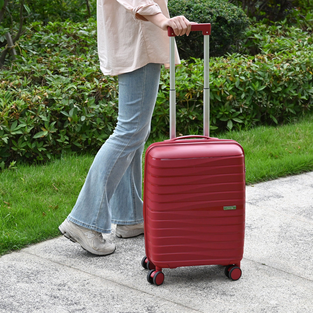 Paklite - PA34 Medium 24in spinner suitcase - Red