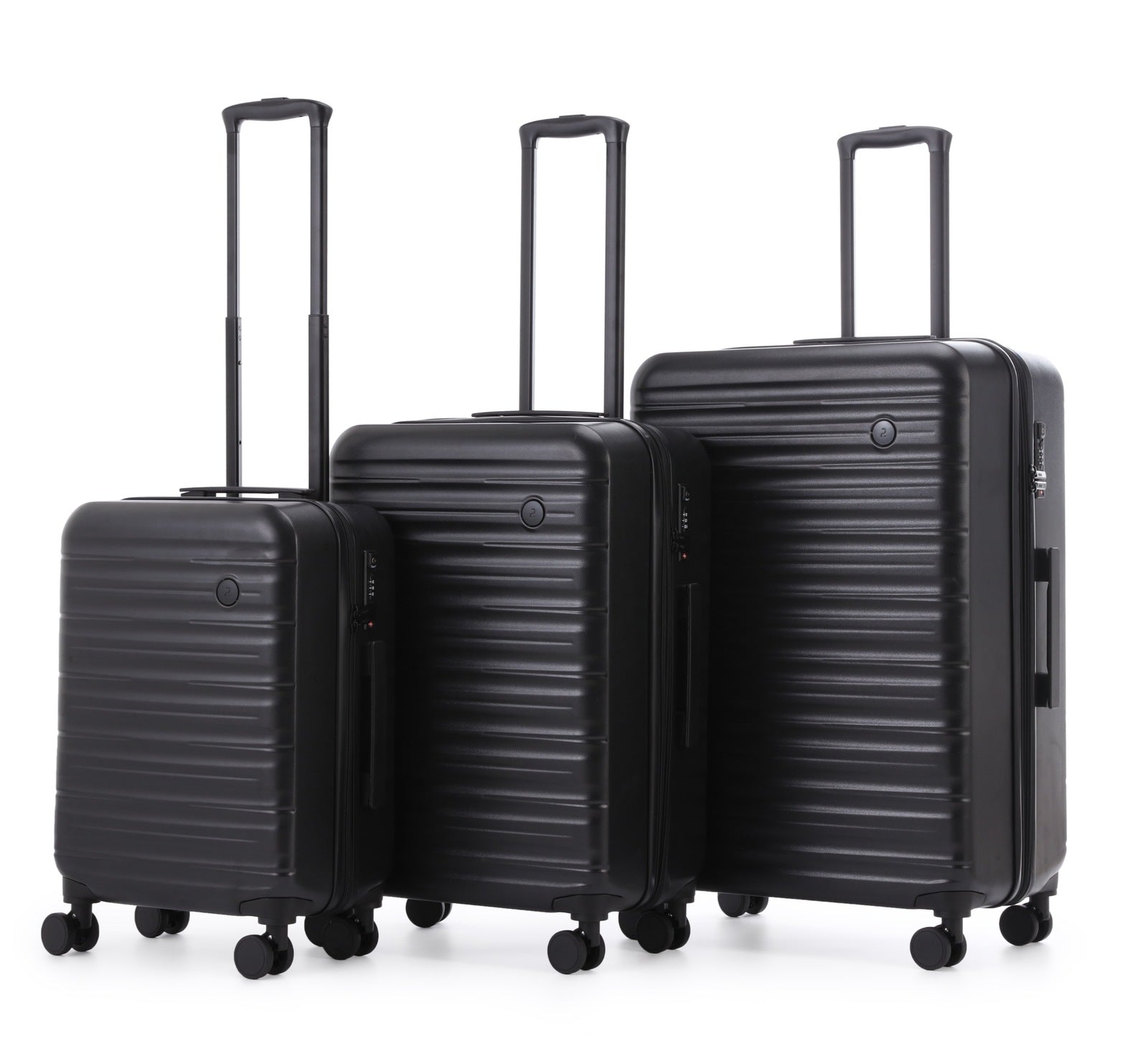 Paklite - PA55 PILOT 3pce Luggage Set - Black - 0