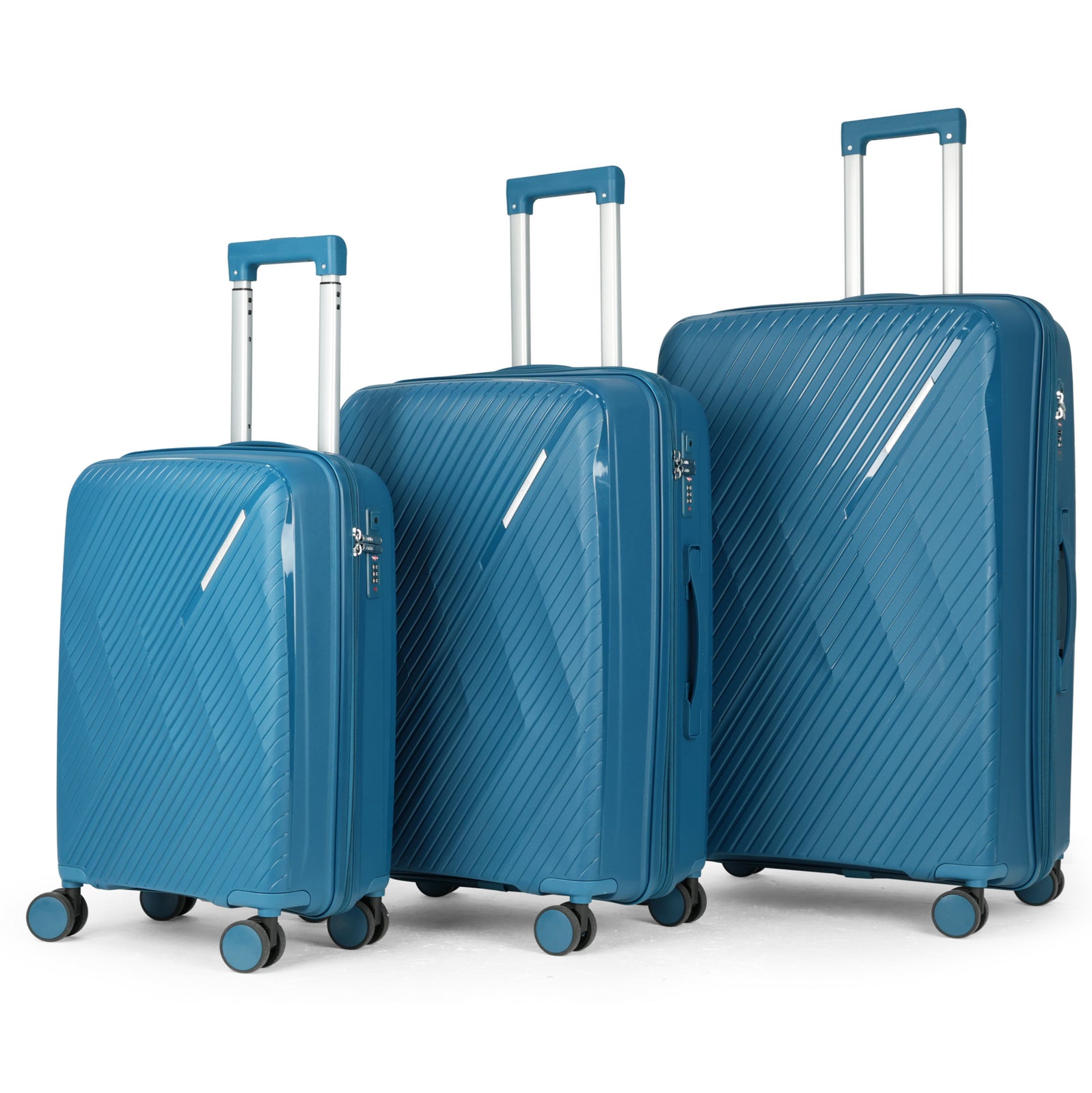 Paklite - PA72-3pc ROVER Sm-Med-Large Luggage Set - Blue