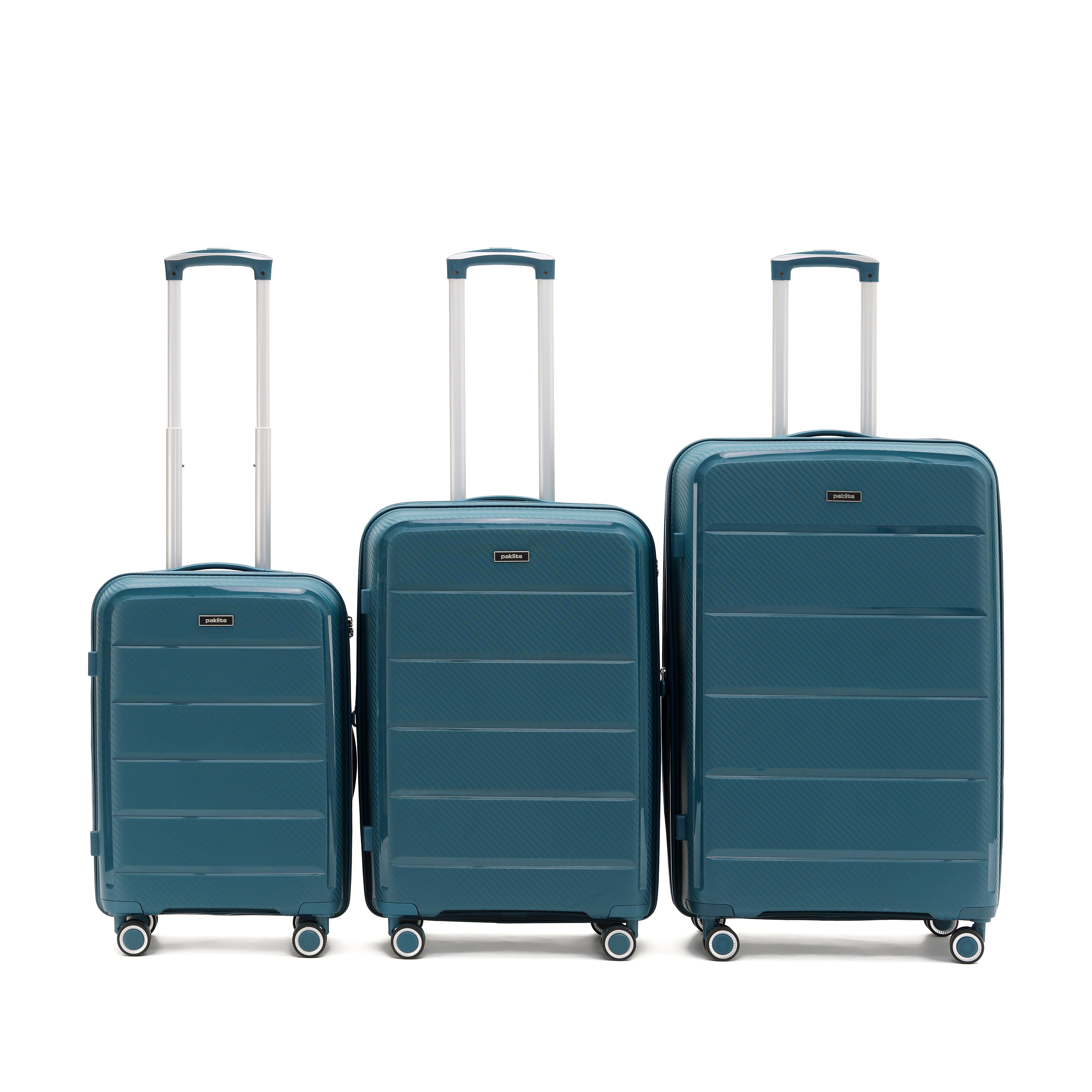 Paklite - PA7350 Set of 3 Suitcases - Blue-1