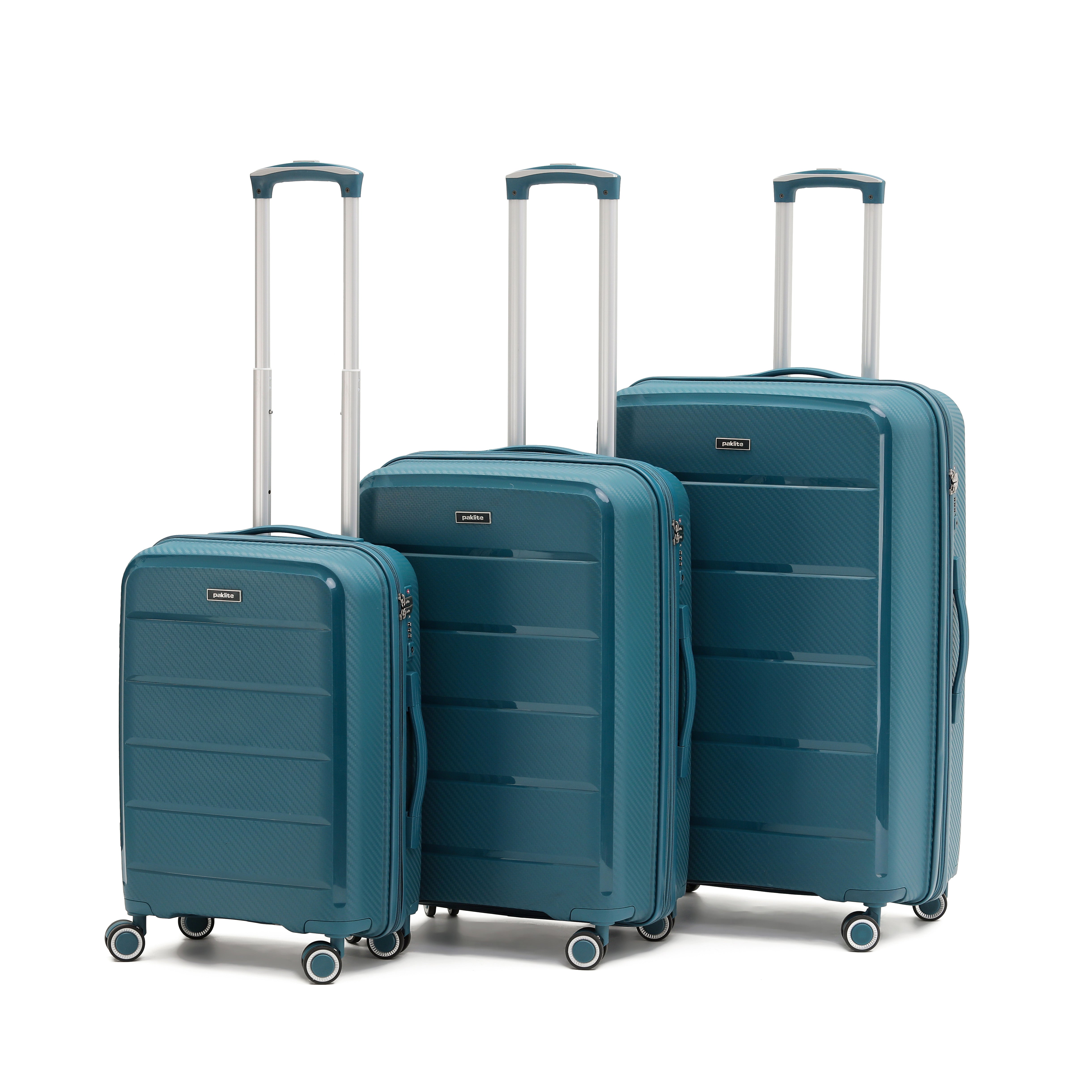 Paklite - PA7350 Set of 3 Suitcases - Blue-2