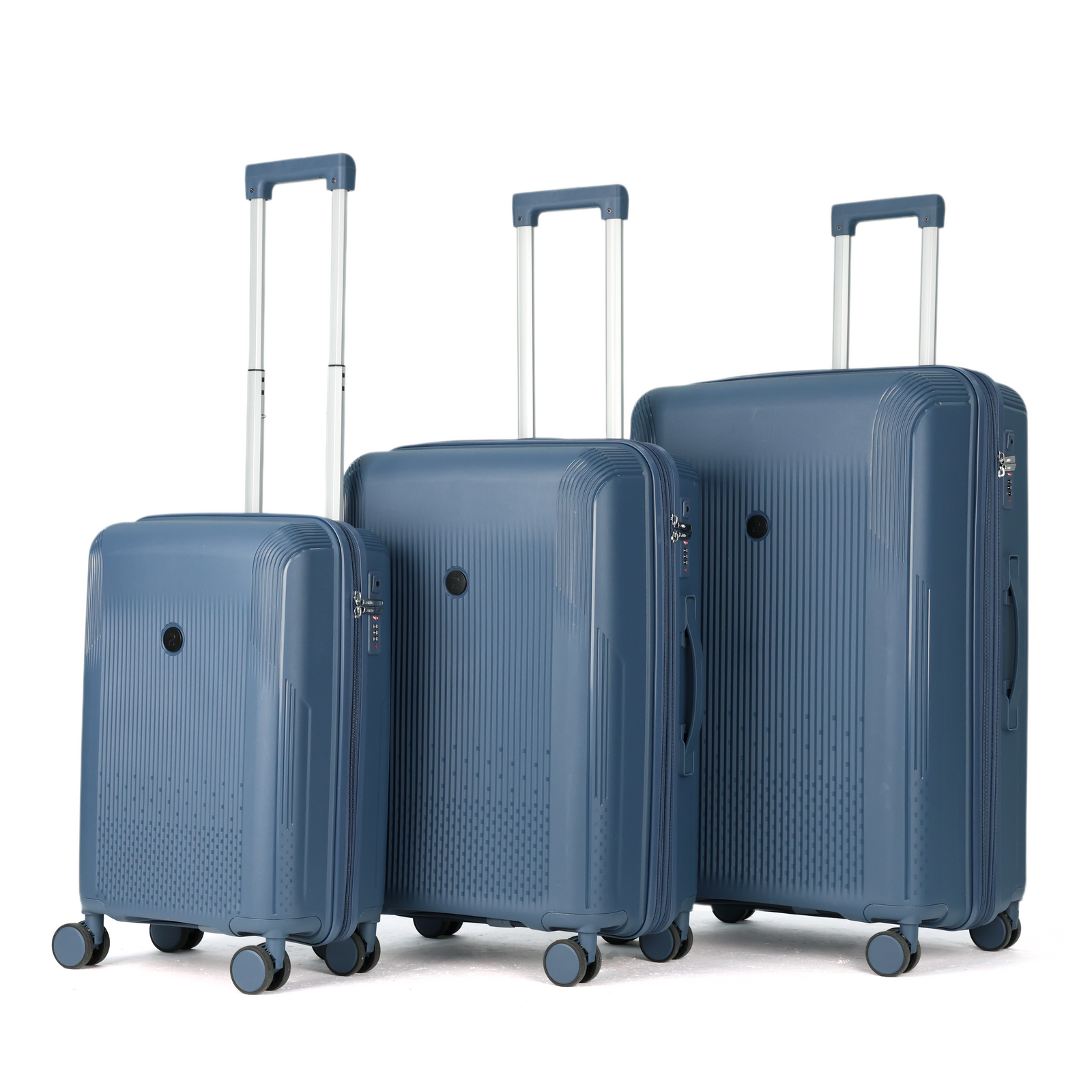 Paklite - PA85-3pc VISTA Sm-Med-Large Luggage Set - Navy