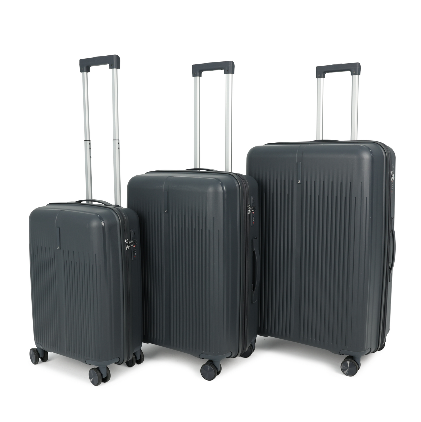 Paklite - PA97-3pc Cross Wind Sm-Med-Large Luggage Set - Navy