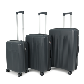 Paklite - PA97-3pc Cross Wind Sm-Med-Large Luggage Set - Navy