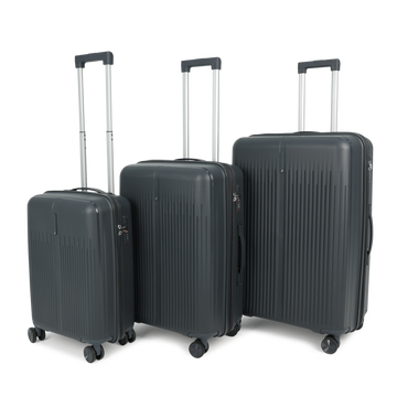 Paklite - PA97-3pc Cross Wind Sm-Med-Large Luggage Set - Navy