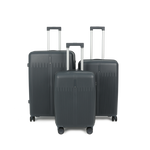 Paklite - PA97-3pc Cross Wind Sm-Med-Large Luggage Set - Navy