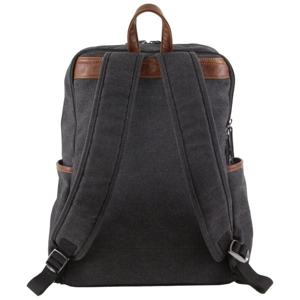 Pierre Cardin PC3310 Black Canvas backpack *DC